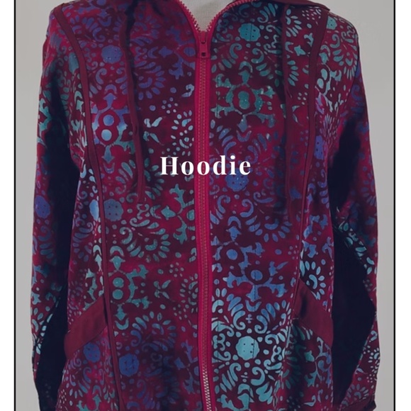 NEW Eagle Ray Traders Hoodie Jacket - Small (black/purple) - Picture 2 of 11